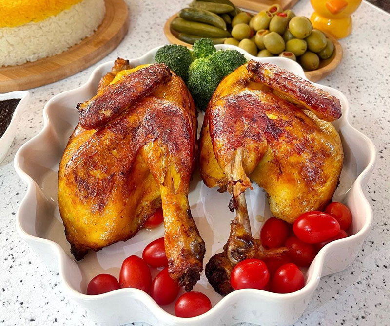  عکس خوراک مرغ (بدون چلو)