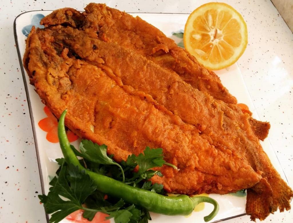  عکس خوراک ماهي(سوخاري)