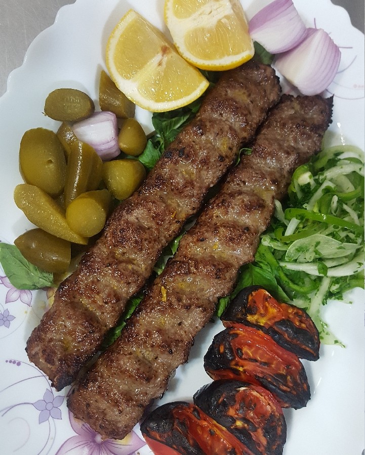  عکس يک سيخ کباب